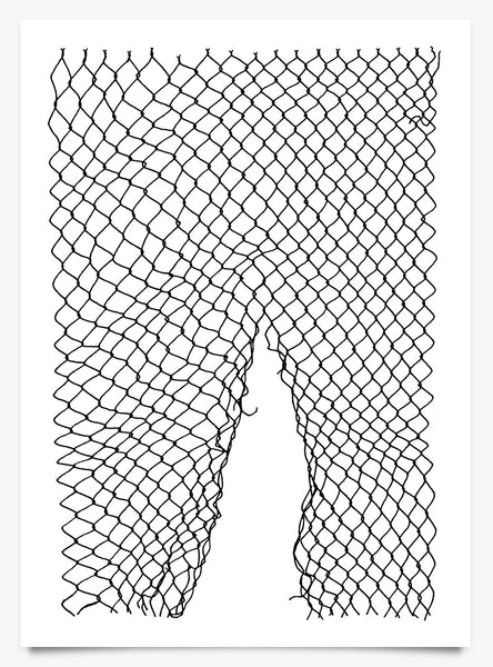 Fence No. 4 - Art Print by Tim Lahan | Another Fine Mess