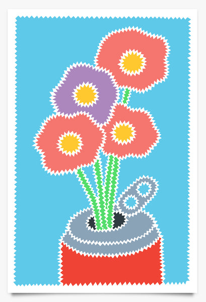 Flowers - Art Print by Tim Lahan | Another Fine Mess
