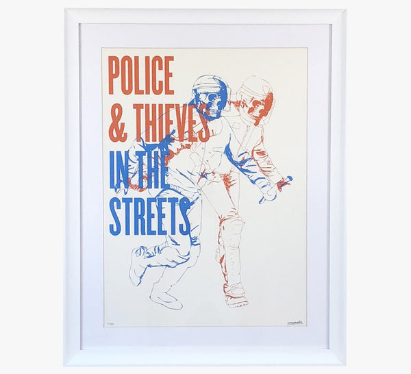 Police and Thieves - Art Print by Max-o-matic | Another Fine Mess